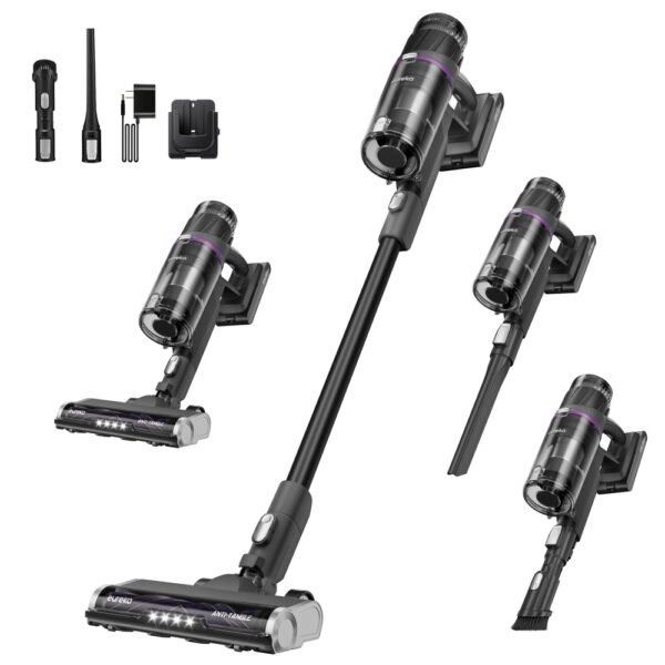 Eureka ReactiSense 440 – Smart Cordless Stick Vacuum with LED & Sensor Tech